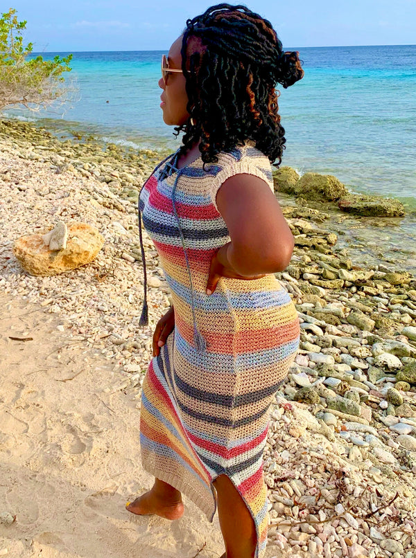 Sand And Stripes Beach Dress