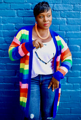 Bold And Beautiful Oversized Cardi