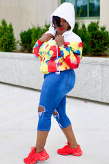 The B-Girl Windbreaker In Red