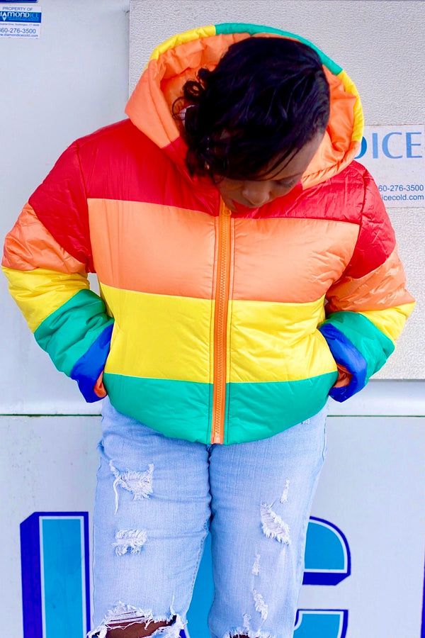 The Color Pop Puffer Jacket
