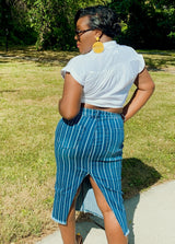 Old School Flex Denim Skirt