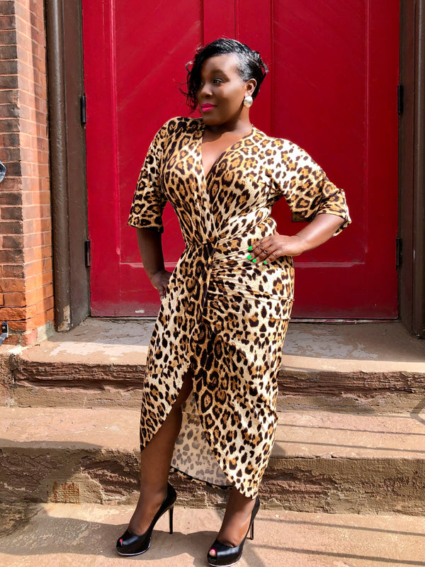 The Sneaky In Leopard Dress