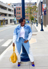 Carolina Blue Baggy Jeans