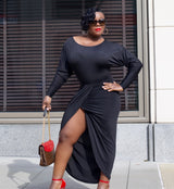 The Sneaky In Noir Dress