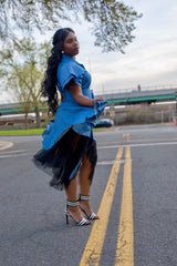 80's Baby Denim Dress