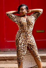 The Sneaky In Leopard Dress