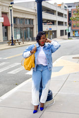 Carolina Blue Baggy Jeans