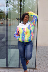 The B-Girl Windbreaker In Blue