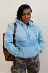 Sister Girl Denim Hoodie