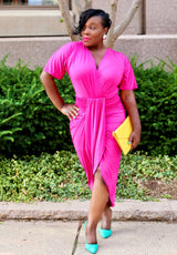 The Sneaky In Pink Dress