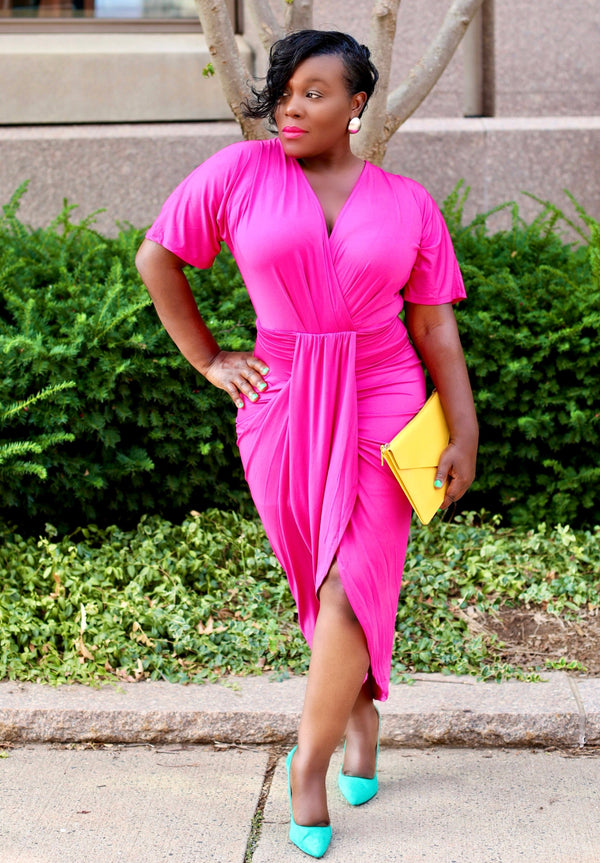 The Sneaky In Pink Dress