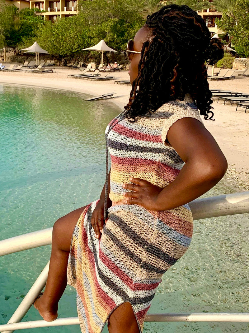 Sand And Stripes Beach Dress