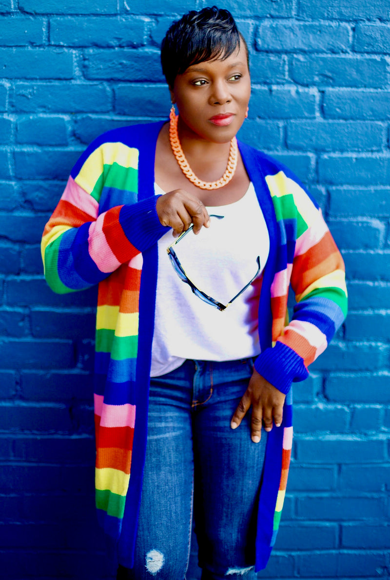 Bold And Beautiful Oversized Cardi