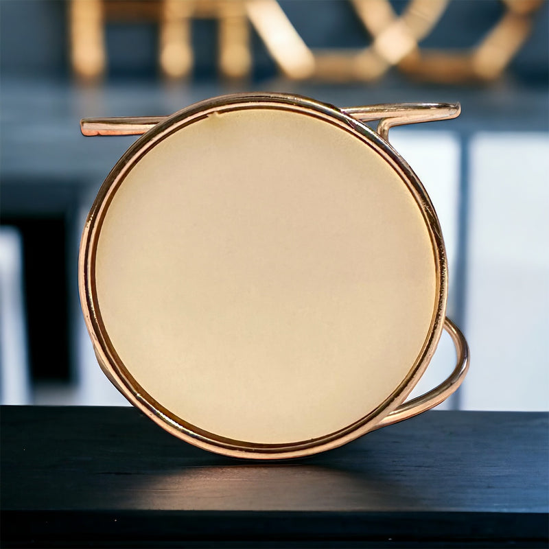 Cuff Me Circle Cufflet Crimson•Ivory
