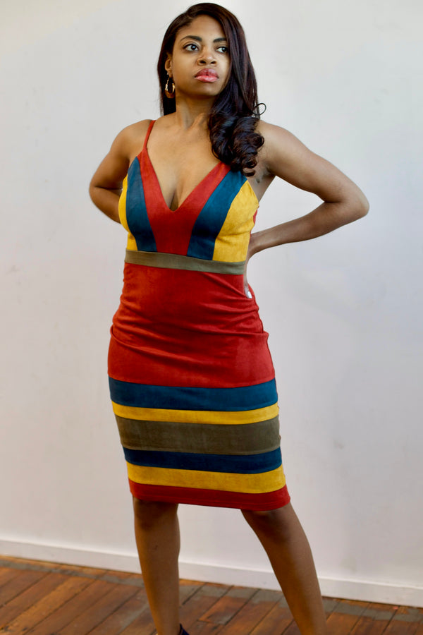 Suga Suga Faux Suede Dress