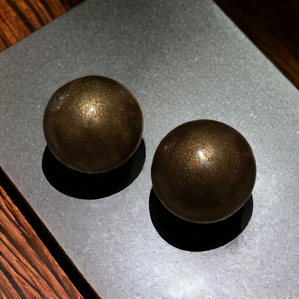 Bold, Beautiful And Bronze Earrings