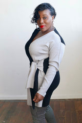 Madame President Wrap Sweater