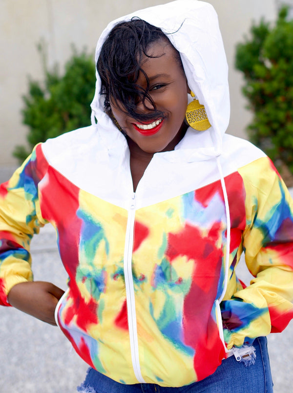 The B-Girl Windbreaker In Red