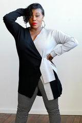 Madame President Wrap Sweater
