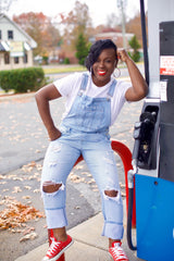 Christa Denim Overalls