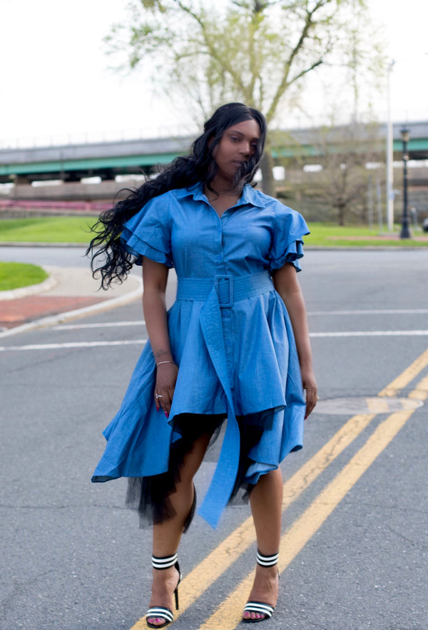 80's Baby Denim Dress